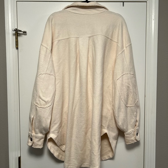 Free People Cream Ruby Shacket - Picture 3 of 4